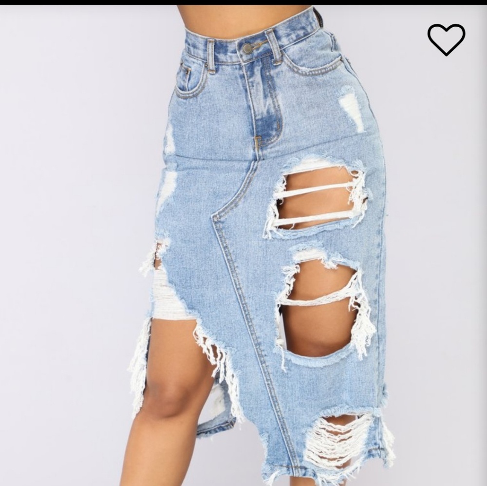 Denim skirt